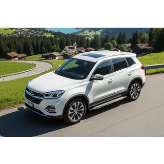 Marchepieds Latéraux Rainbow (2 pcs, Aluminium) Chery Tiggo 8 2017- photo 1