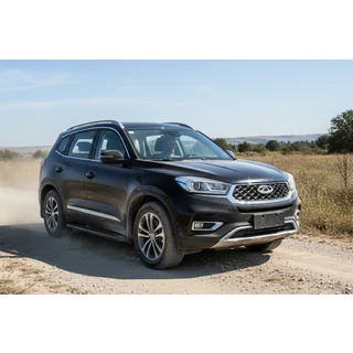 Marchepieds Latéraux Bosphorus Black (2 pcs, Aluminium) Chery Tiggo 8 2017- photo 1
