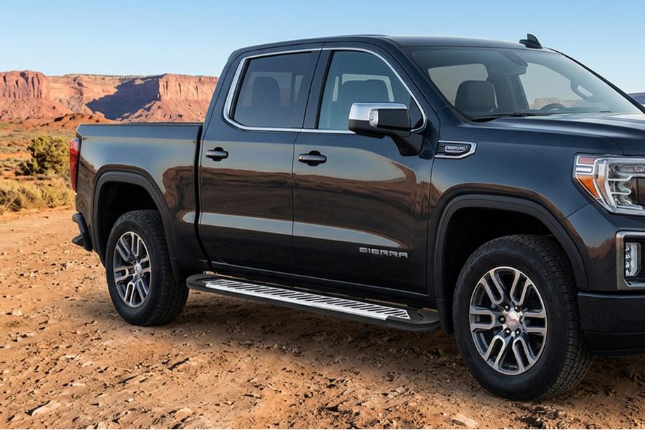 GMS Sierra 2019- Marchepieds Latéraux Line (2 pcs, Aluminium) Image