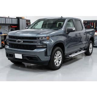 Marchepieds latéraux Allmond Grey (2 pcs, aluminium) Chevrolet Silverado 2019- photo 1