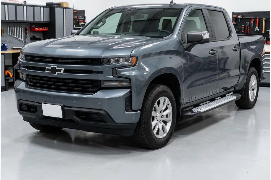 Chevrolet Silverado 2019- Marchepieds latéraux Allmond Grey (2 pcs, aluminium) Image