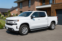 Chevrolet Silverado 2019- Marchepieds Latéraux Tayga Grey (2 pcs, Aluminium) photo 1