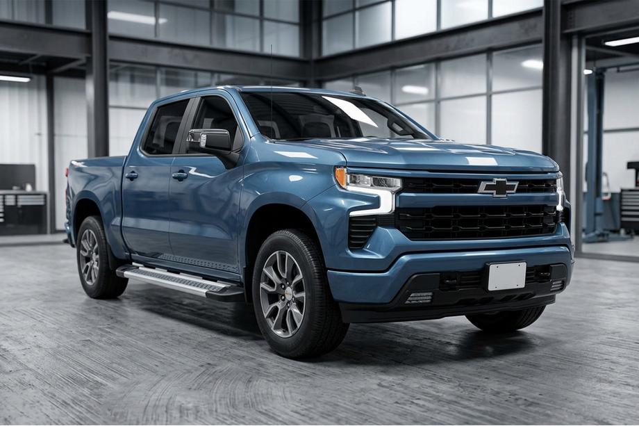 Chevrolet Silverado 2019- Marchepieds Latéraux New Vision Grey (2 pcs, Aluminium) Image