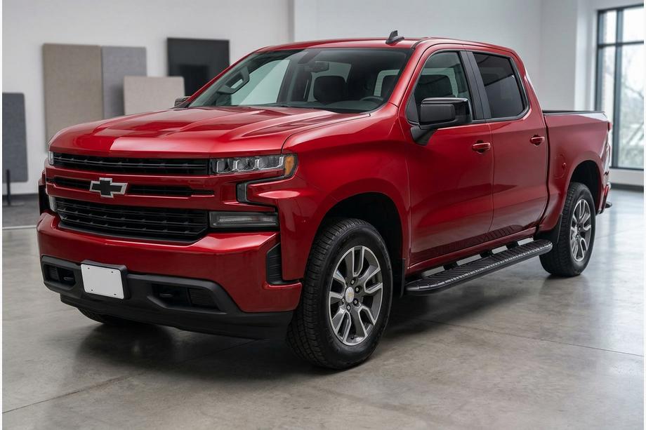 Chevrolet Silverado 2019- Marchepieds Latéraux Bosphorus Black (2 pcs, Aluminium) Image