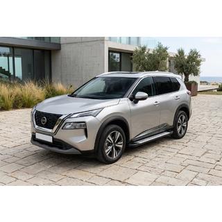 Marchepieds latéraux Allmond Grey (2 pcs, aluminium) Nissan X-trail T33/Rogue 2022- photo 1