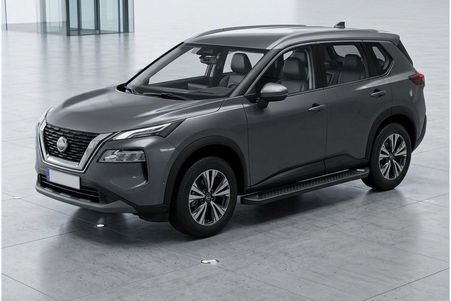 Nissan X-trail T33/Rogue 2022- Marchepieds Latéraux Allmond Black (2 pcs, Aluminium) Photo 1
