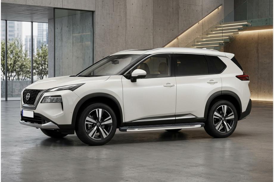 Nissan X-trail T33/Rogue 2022- Marchepieds Latéraux BlackLine (2 pcs, Aluminium) Photo 1