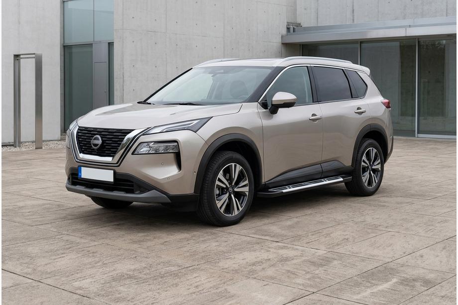 Nissan X-trail T33/Rogue 2022- Marchepieds Latéraux Sunrise (2 pcs, Aluminium) Image