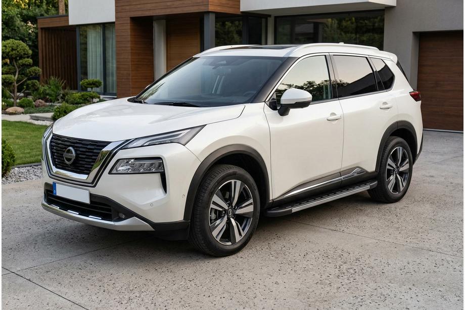 Nissan X-trail T33/Rogue 2022- Marchepieds Latéraux Duru (2 pcs, Aluminium) Image