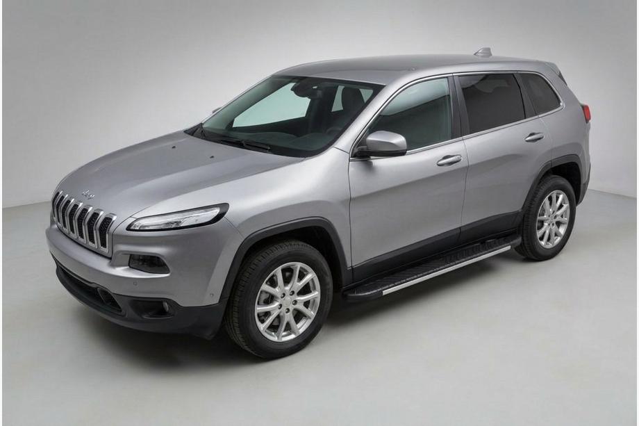 Jeep Cherokee KL 2013- Marchepieds Latéraux Bosphore Grey (2 pcs, Aluminium) Photo 1