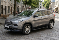 Jeep Cherokee KL 2013- Marchepieds Latéraux Tayga Black (2 pcs, Aluminium) photo 1