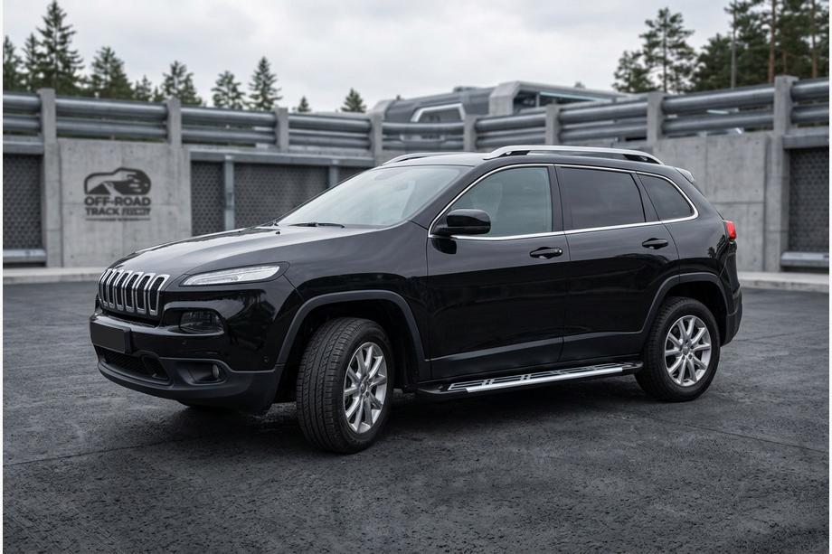 Jeep Cherokee KL 2013- Marchepieds Latéraux Sunrise (2 pcs, Aluminium) Image