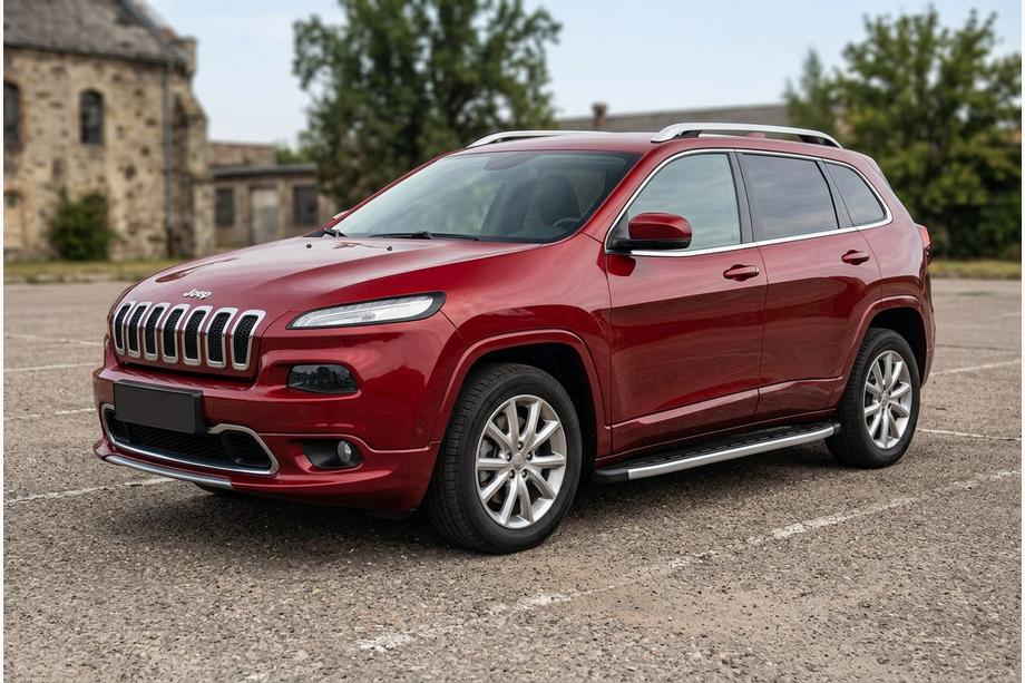Jeep Cherokee KL 2013- Marchepieds Latéraux Fullmond (2 pcs, Aluminium) Image