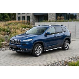 Marchepieds Latéraux Shining V1 (2 pcs, Aluminium) Jeep Cherokee KL 2013- photo 1