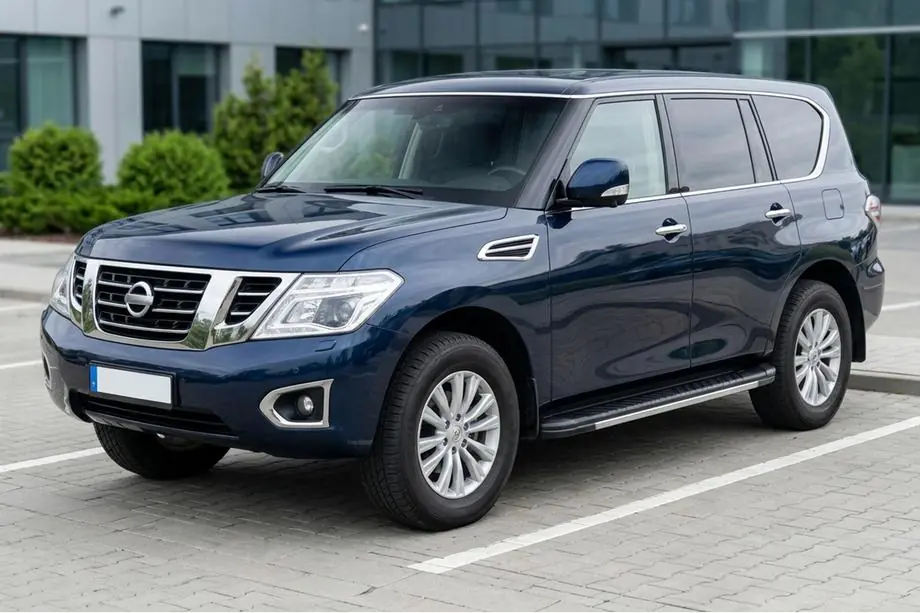 Nissan Armada 2016-2024 Marchepieds Latéraux Bosphore Grey (2 pcs, Aluminium) Image