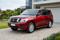 Nissan Armada 2016-2024 Marchepieds Latéraux Maya Red (2 pcs, Aluminium) photo 1