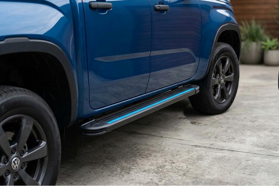 Volkswagen Amarok 2022- Marchepieds Latéraux Maya Blue (2 pcs, Aluminium) Image