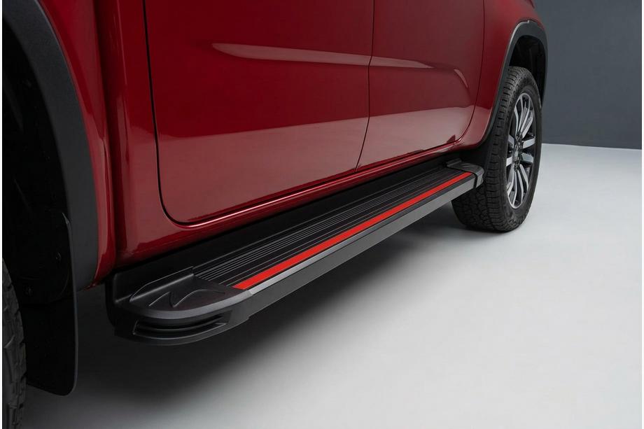 Ford Ranger 2022- Marchepieds Latéraux Maya Red (2 pcs, Aluminium) Image