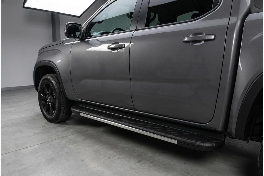 Ford Ranger 2022- Marchepieds Latéraux Bosphore Grey (2 pcs, Aluminium) Image