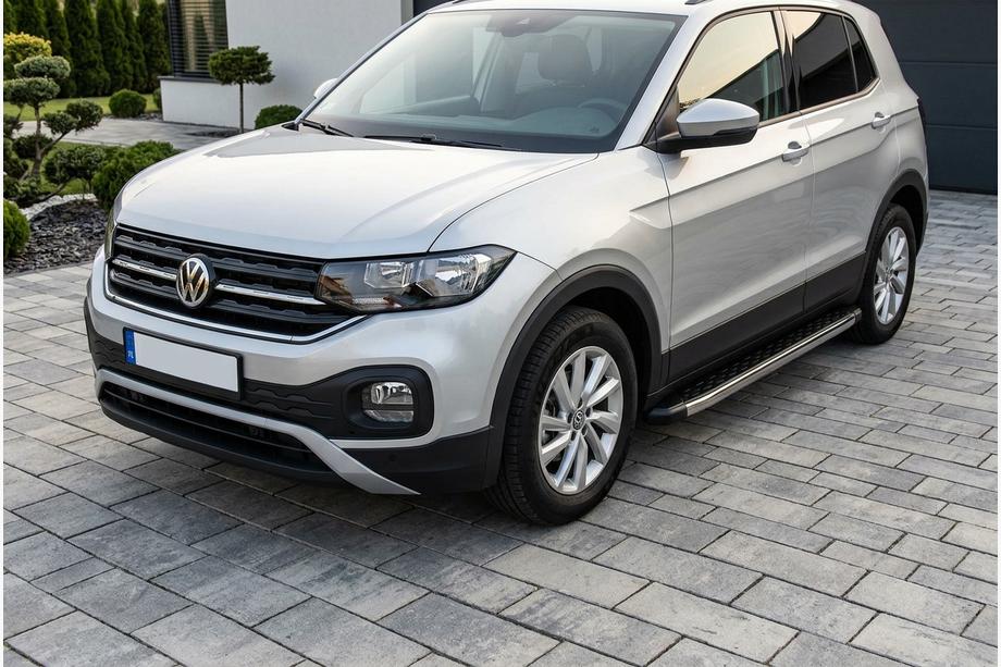 Volkswagen T-Cross 2019- Marchepieds Latéraux BlackLine (2 pcs, Aluminium) Photo 1