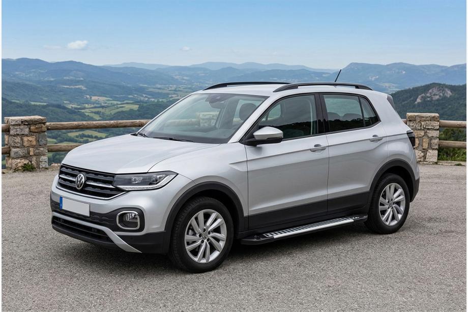 Volkswagen T-Cross 2019- Marchepieds Latéraux Line (2 pcs, Aluminium) Image