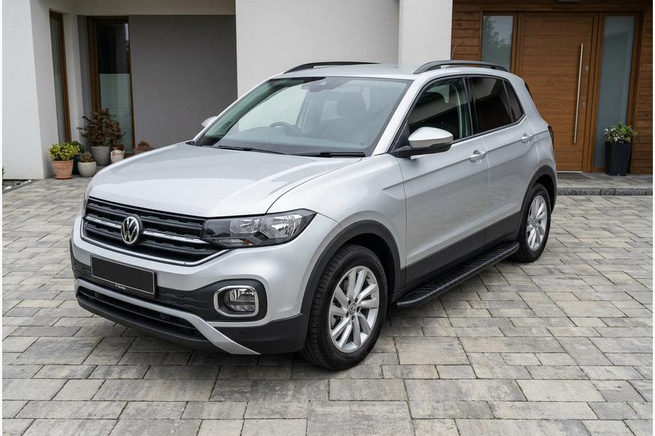 Volkswagen T-Cross 2019- Marchepieds Latéraux Bosphore Black (2 pcs, Aluminium) Image