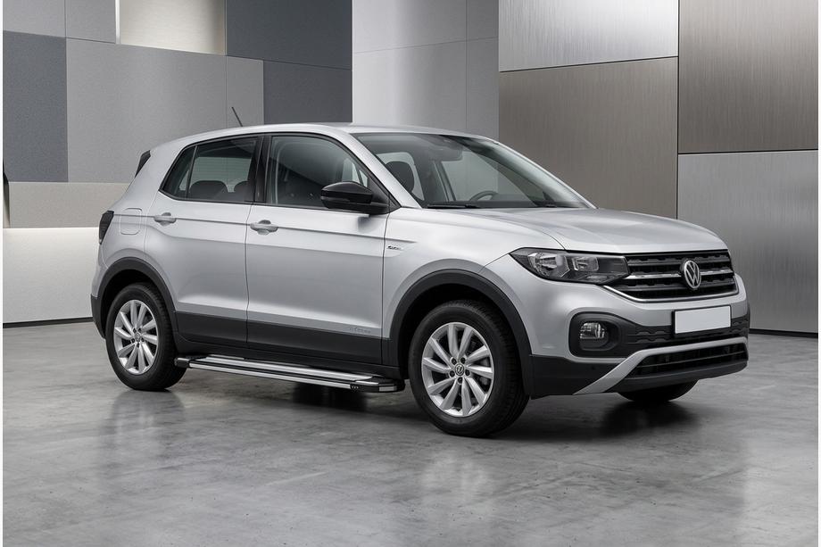 Volkswagen T-Cross 2019- Marchepieds Latéraux Rainbow (2 pcs, Aluminium) Image