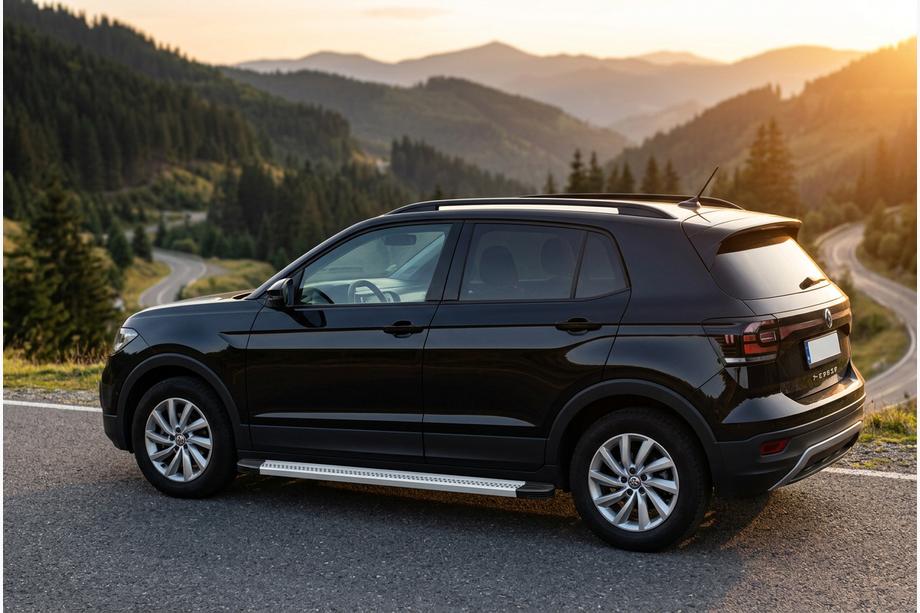 Volkswagen T-Cross 2019- Marchepieds Latéraux Maya V2 (2 pcs, Aluminium) Photo 1