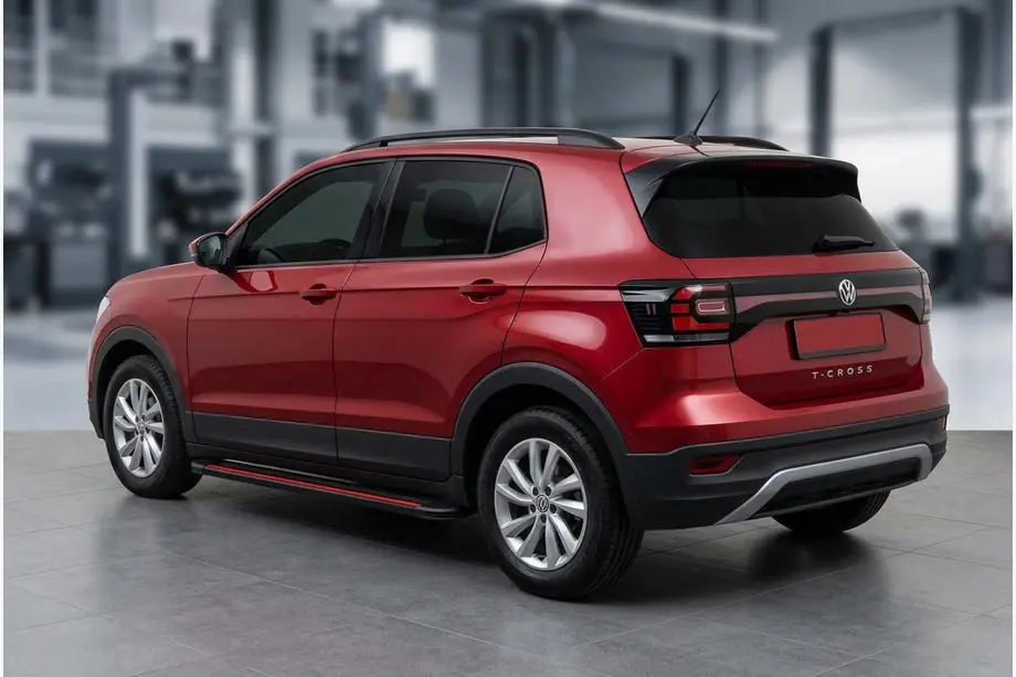 Volkswagen T-Cross 2019- Marchepieds Latéraux Maya Red (2 pcs, Aluminium) Photo 1