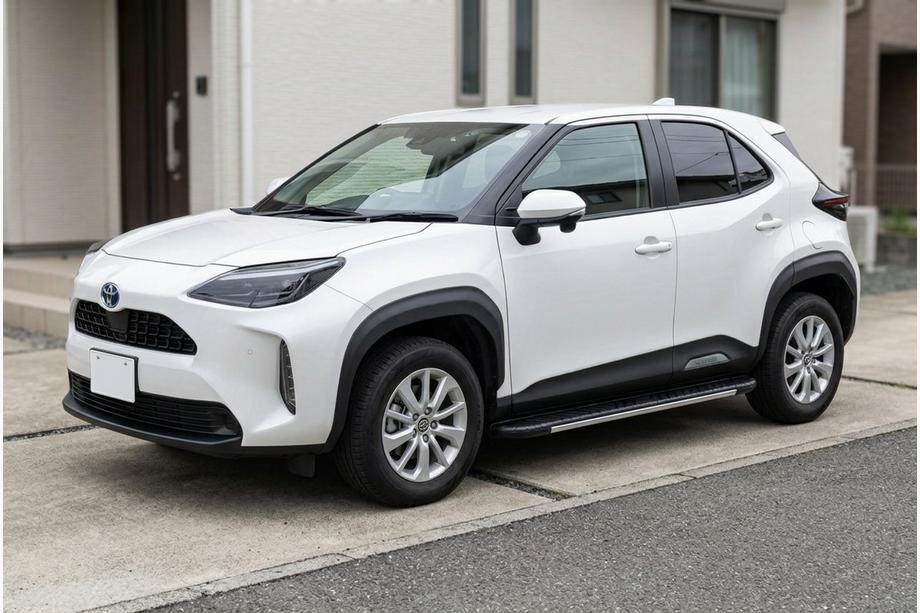 Toyota Yaris/Yaris Cross (XP210) 2020- Marchepieds Latéraux Bosphore Grey (2 pcs, Aluminium) Image