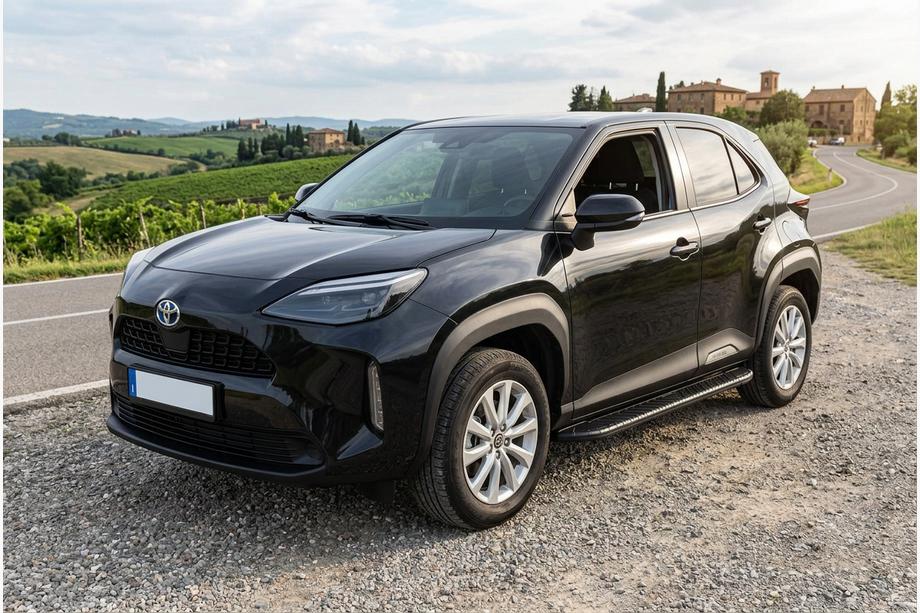 Toyota Yaris/Yaris Cross (XP210) 2020- Marchepieds Latéraux Bosphore Black (2 pcs, Aluminium) Image