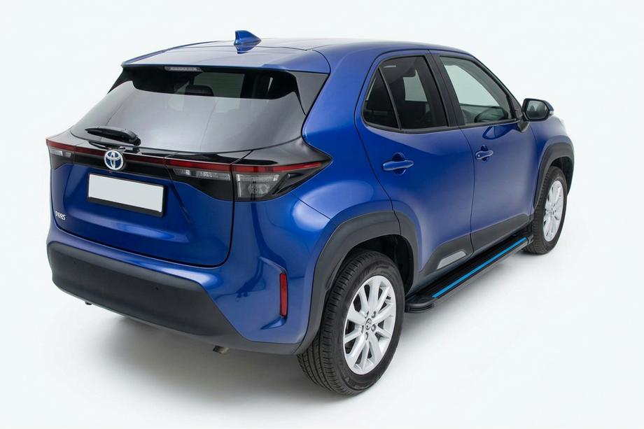 Toyota Yaris/Yaris Cross (XP210) 2020- Marchepieds Latéraux Maya Blue (2 pcs, Aluminium) Image