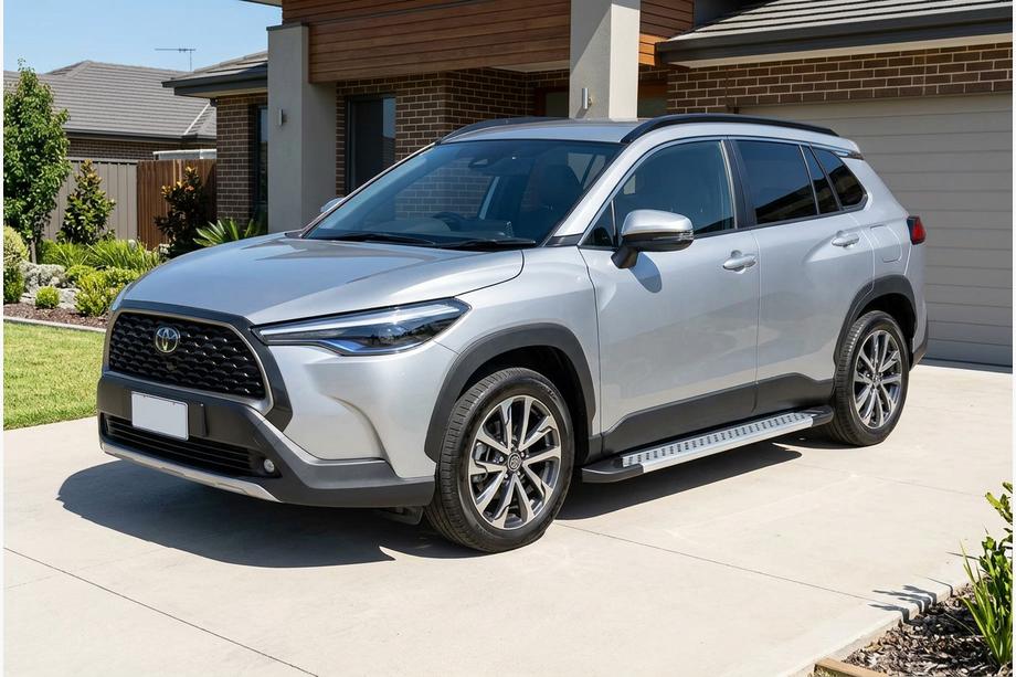 Toyota Corolla Cross 2020- Marchepieds Latéraux Vision New Grey (2 pcs, Aluminium) Image