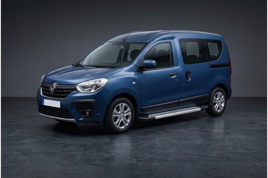 Renault Kangoo/Express 2021- Marchepieds Latéraux New Vision Grey (2 pcs, Aluminium) Image