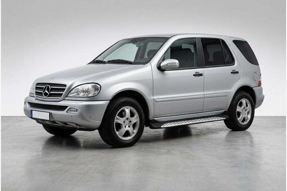 Mercedes ML W163 1997-2005 Marchepieds Latéraux Shining V1 (2 pcs, Aluminium) Image