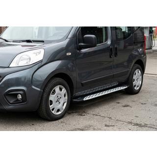 Marchepieds Latéraux Shining V1 (2 pcs, Aluminium) Peugeot Bipper 2008-2017 photo 1