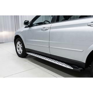 Marchepieds Latéraux Shining V1 (2 pcs, Aluminium) SsangYong Action 2005-2018 photo 1
