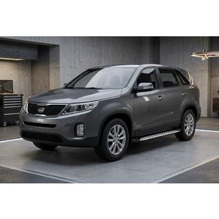 Marchepieds Latéraux Shining V1 (2 pcs, Aluminium) Kia Sorento II XM 2009-2014 photo 1