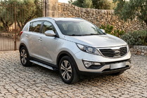 Kia Sportage 2010-2015 Marchepieds Latéraux Shining V1 (2 pcs, Aluminium) photo 1