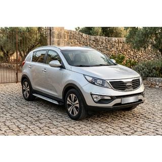 Marchepieds Latéraux Shining V1 (2 pcs, Aluminium) Kia Sportage 2010-2015 photo 1