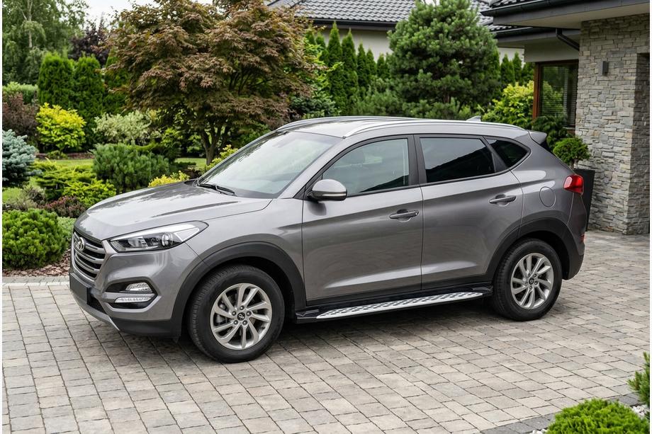 Hyundai Tucson TL 2016-2021 Marchepieds Latéraux Shining V1 (2 pcs, Aluminium) Photo 1