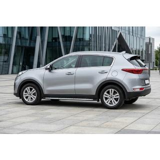 Marchepieds Latéraux Shining V1 (2 pcs, Aluminium) Kia Sportage 2015-2021 photo 1