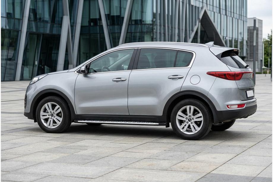 Kia Sportage 2015-2021 Marchepieds Latéraux Shining V1 (2 pcs, Aluminium) Photo 1