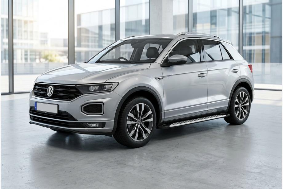 Volkswagen T-Roc 2017-2025 Marchepieds Latéraux Shining V1 (2 pcs, Aluminium) Image