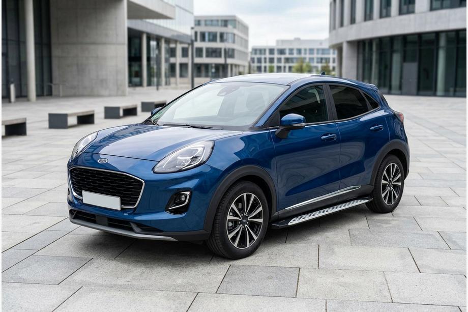 Ford Puma 2019- Marchepieds Latéraux Shining V1 (2 pcs, Aluminium) Image