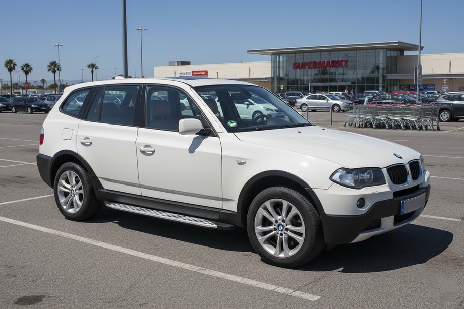 BMW X3 E83 2003-2010 Marchepieds Latéraux Shining V1 (2 pcs, Aluminium) Image