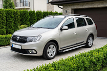 Dacia Logan MCV 2013-2020 Marchepieds Latéraux Shining V1 (2 pcs, Aluminium) photo 1