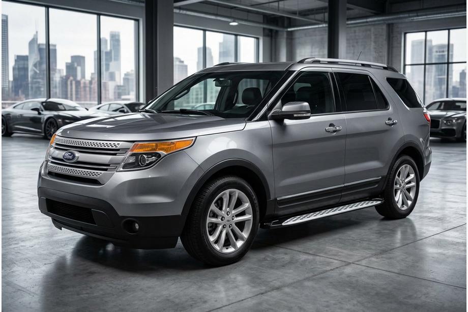 Ford Explorer 2011-2019 Marchepieds Latéraux Shining V1 (2 pcs, Aluminium) Photo 1