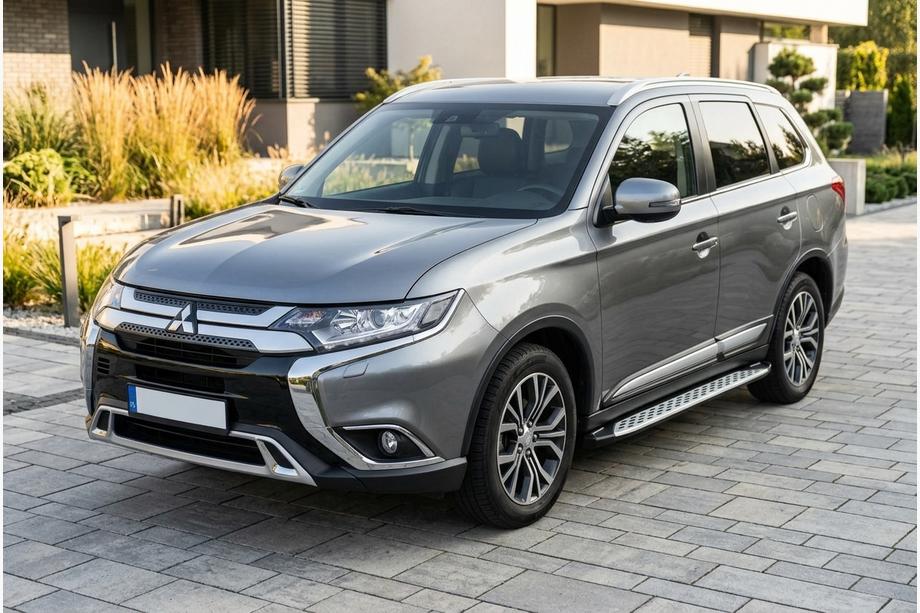 Mitsubishi Outlander 2012-2021 Marchepieds Latéraux Shining V1 (2 pcs, Aluminium) Photo 1
