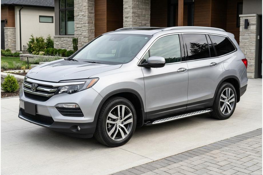 Honda Pilot 2015-2022 Marchepieds Latéraux Shining V1 (2 pcs, Aluminium) Image